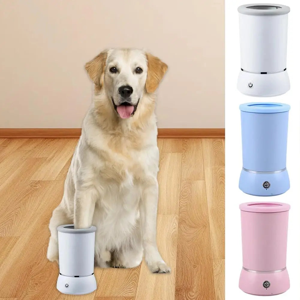 Pet Feet Washer Electrical Pet Paw Cleaner Automatic Dog Quick Low Cleaner Pet Paw Portable Cleaning Noise Cup Foot R3Z8